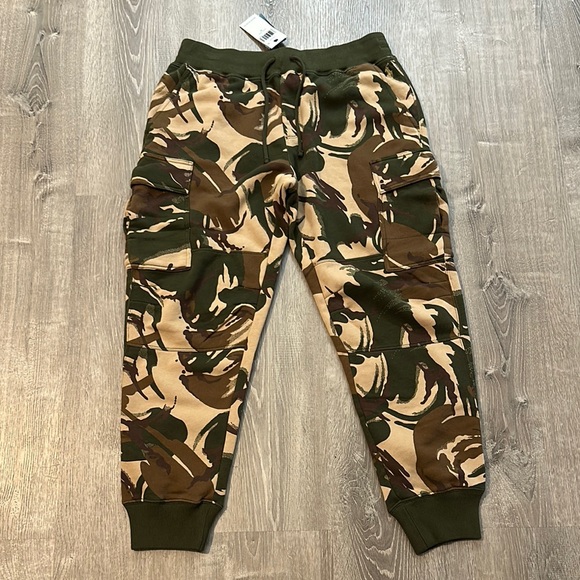 Polo Ralph Lauren Women’s Medium Camo Fleece Cargo Sweatpant Jogger Pull On Pant - Picture 5 of 17